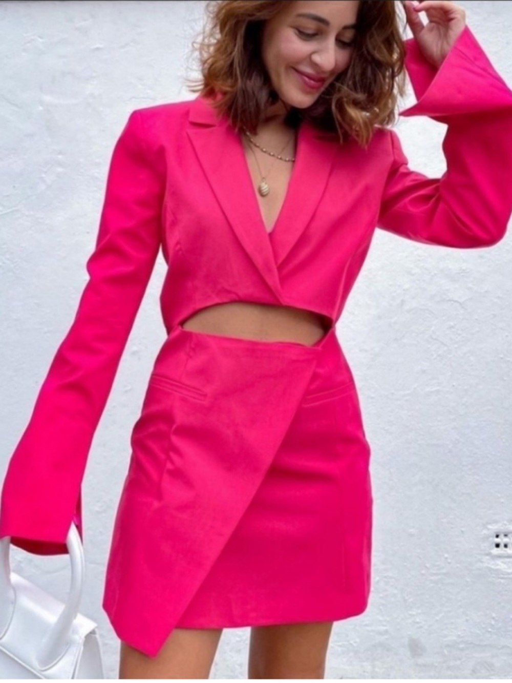 ZARA Blazer Cutout Dress - Picture 8 of 16